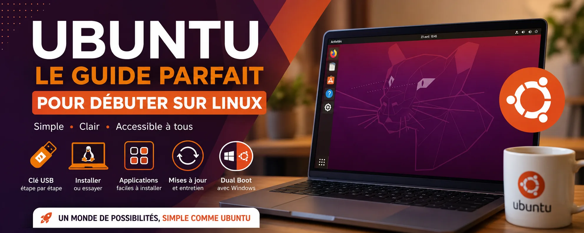 Ubuntu : le guide parfait pour débuter sur Linux