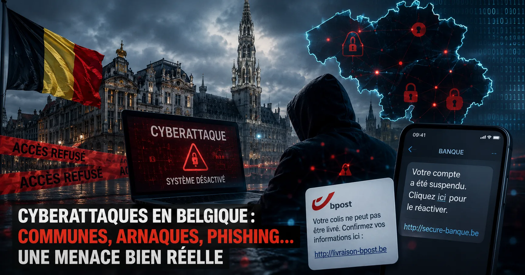 La Belgique devient-elle une cible facile pour les cyberattaques ?