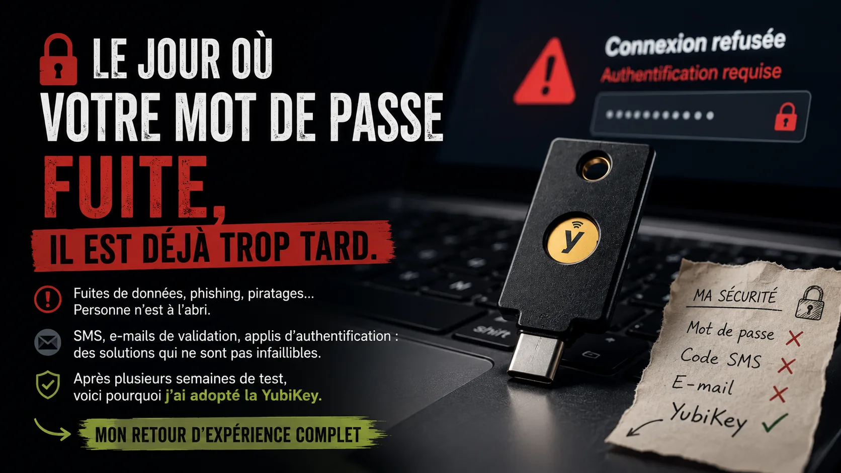 Test de la YubiKey 5C NFC : l'accessoire informatique que je recommande désormais à presque tout le monde