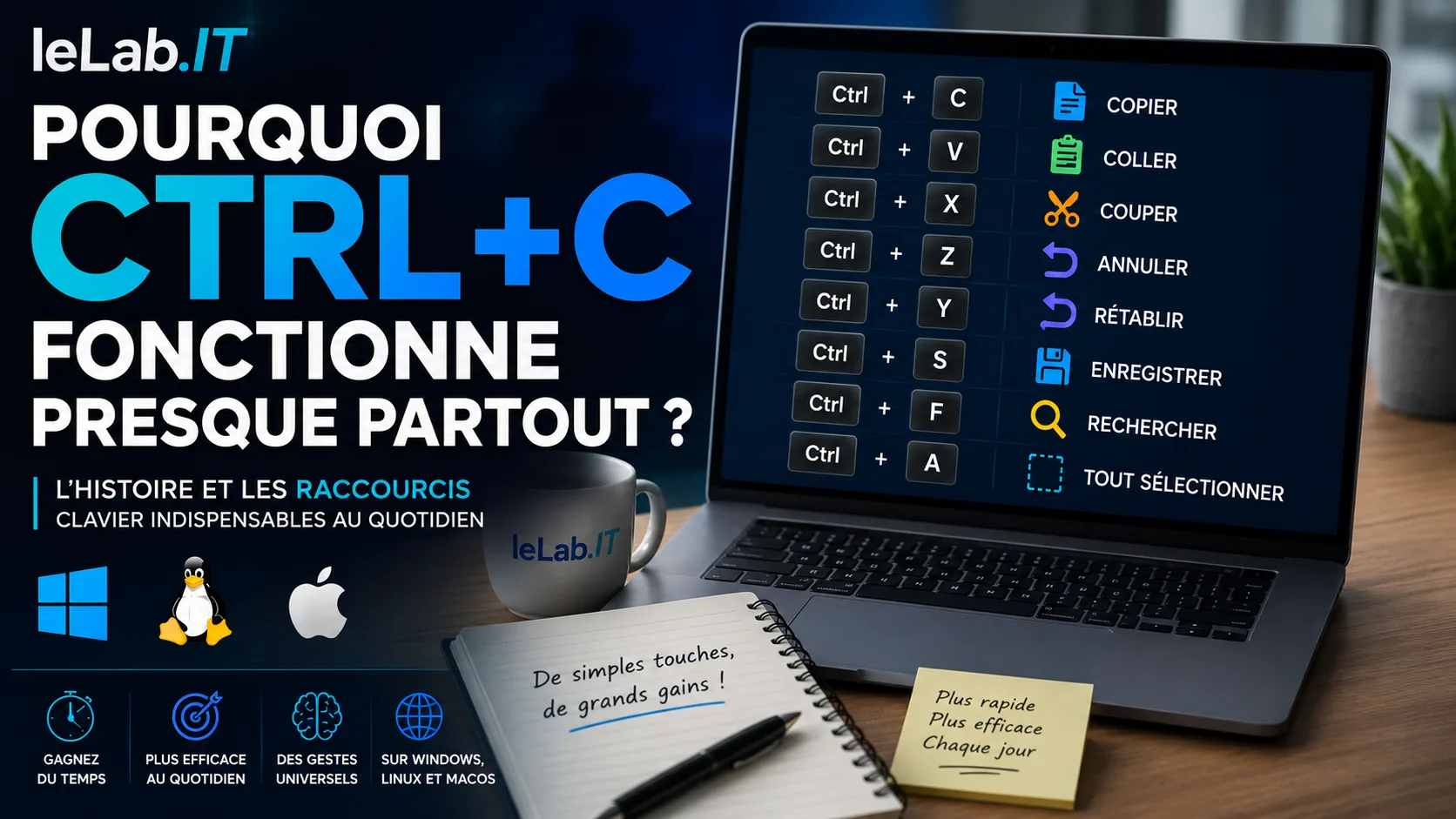 Pourquoi Ctrl+C fonctionne presque partout ?