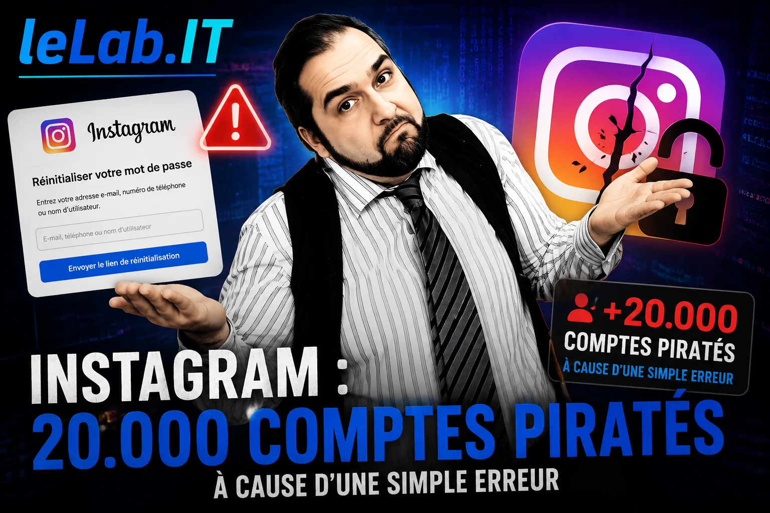 Instagram : 20.000 comptes piratés