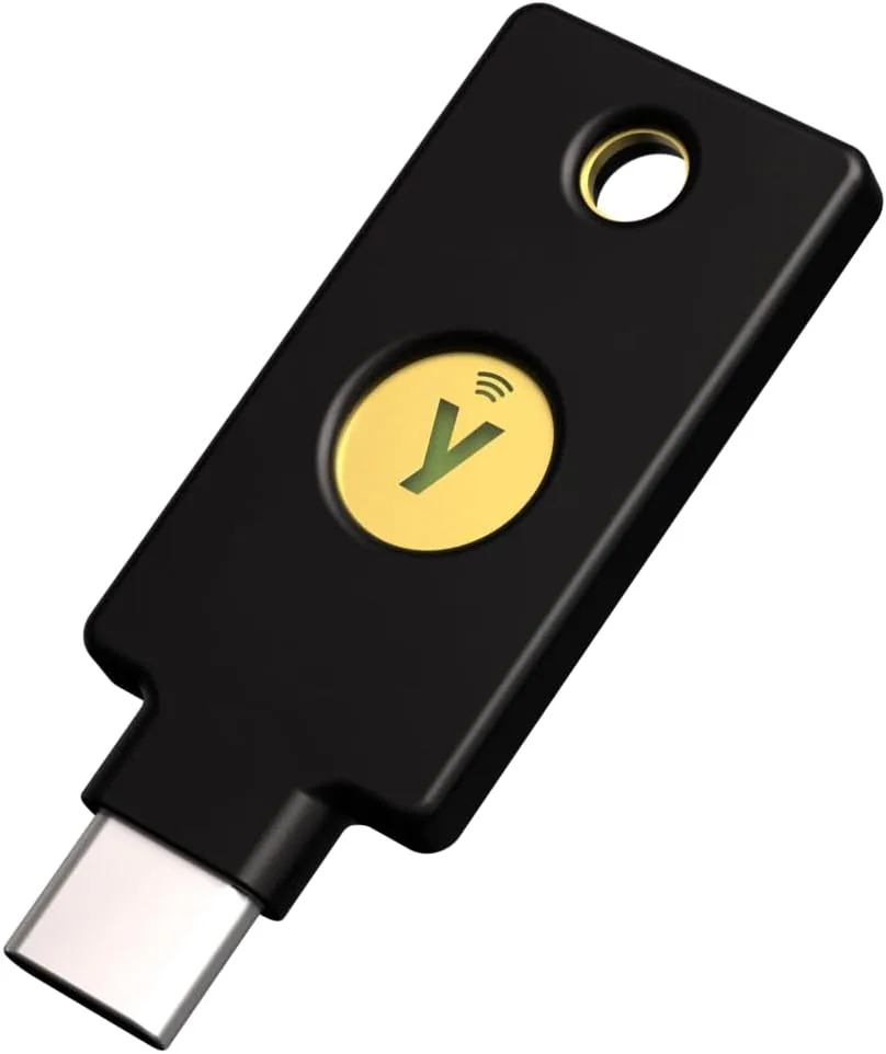 Yubico - YubiKey 5C NFC - Clé de sécurité pour l'authentification à Deux facteurs (2FA)